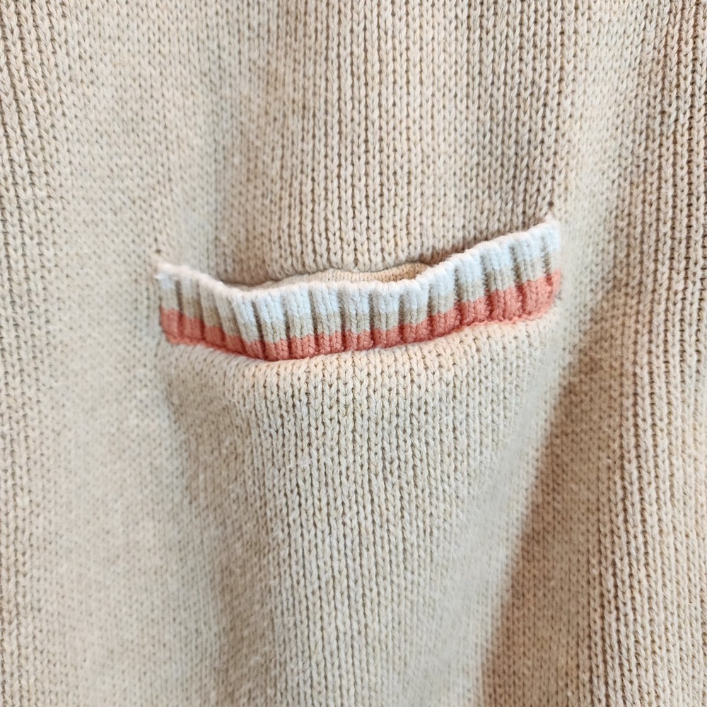 Pendleton Cardigan Tan Aztec Sweater Cotton Shawl Collar Southwestern Western L - Picture 9 of 15